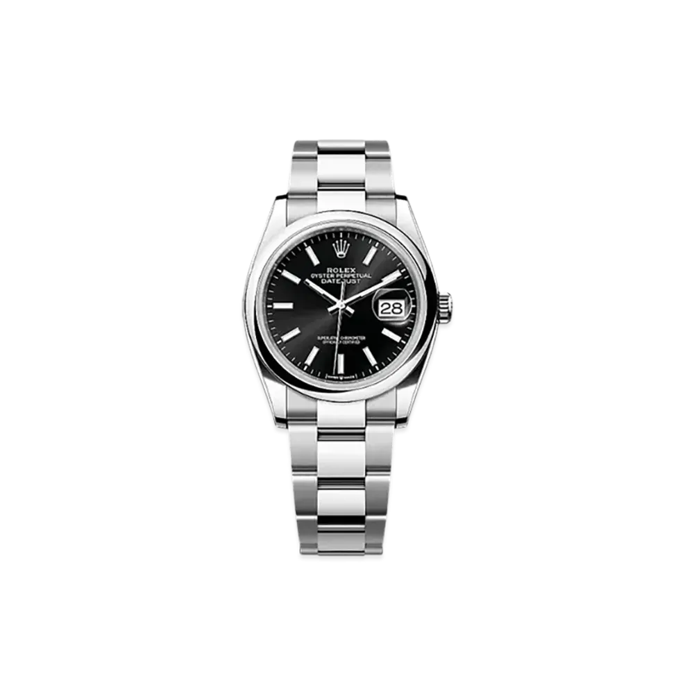 ROLEX Datejust 36 Oystersteel "Black"