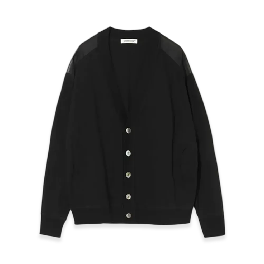 UNDERCOVER Cotton T-shirt Custom Cardigan "Black"