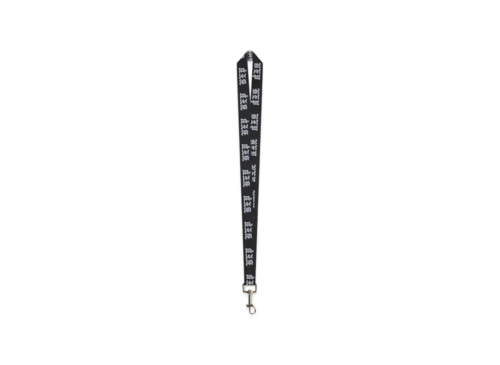 BlackEyePatch 3 Letter OE Lanyard "Black"