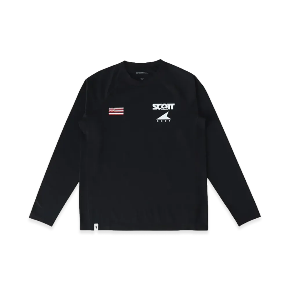Ron Herman x DESCENDANT x Scott Hawaii Fluke Up Rushguard LS "Black"