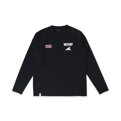 Ron Herman x DESCENDANT x Scott Hawaii Fluke Up Rushguard LS "Black"