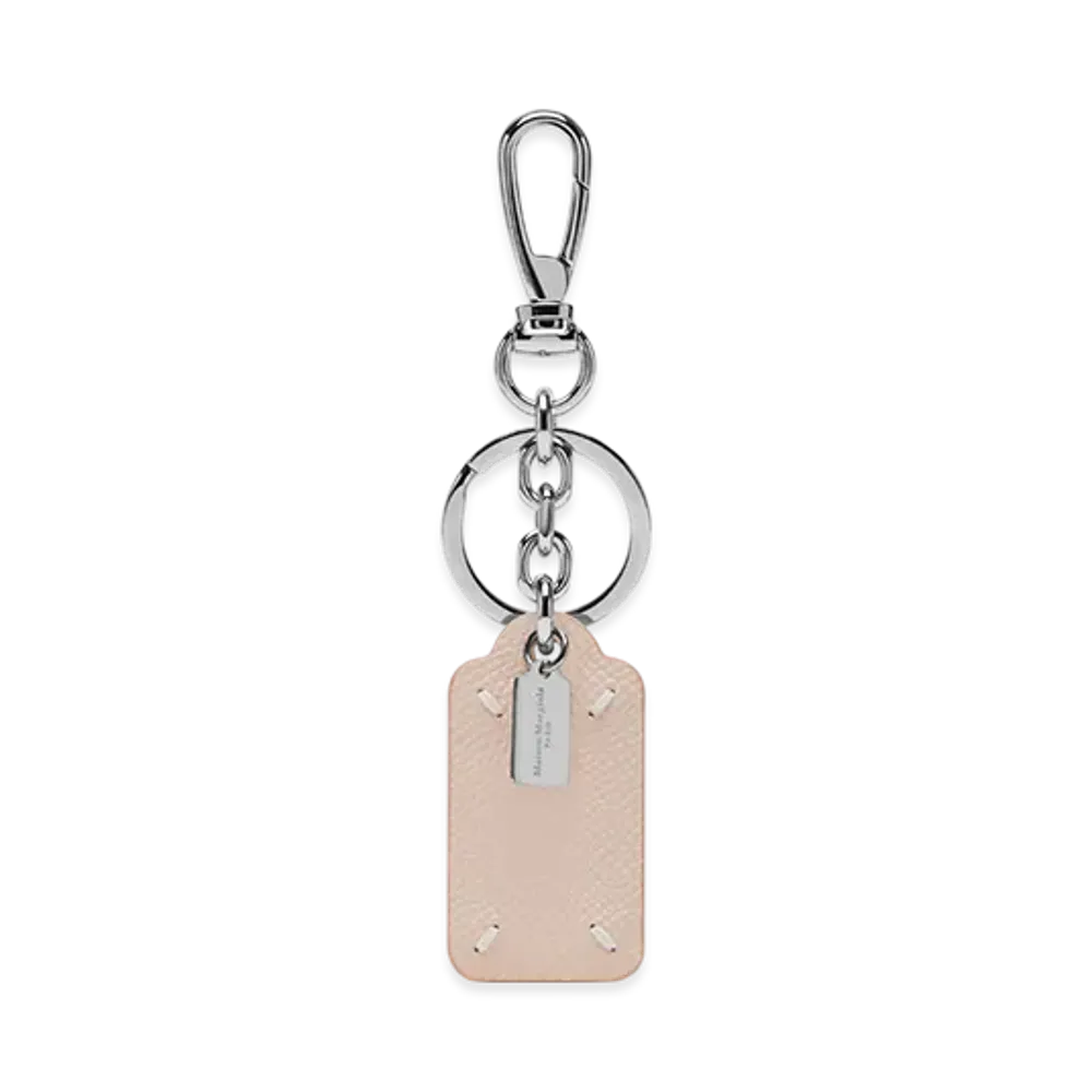 Maison Margiela 4 Stitch Tag Keyring "Pale Pink"