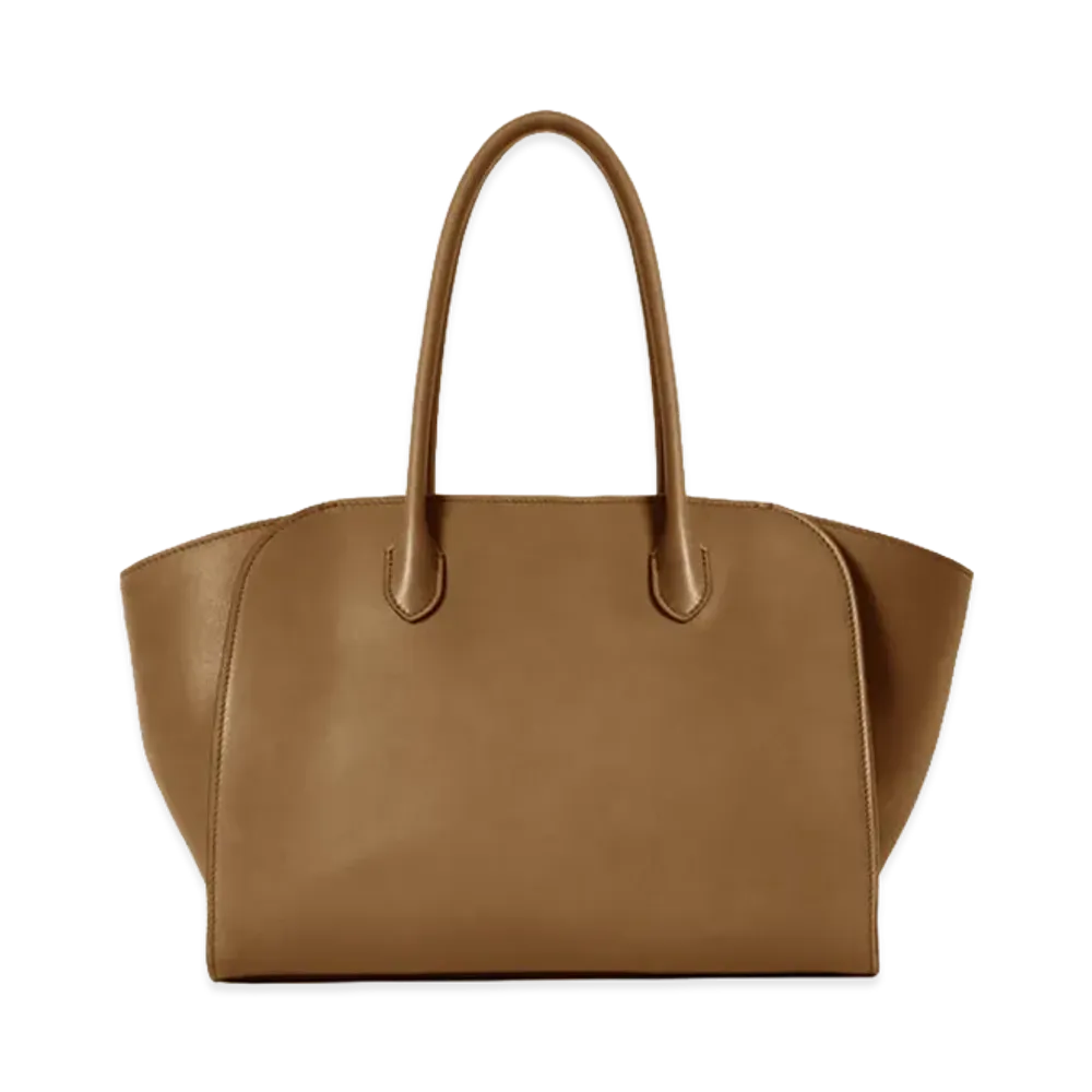 The Row Women's Marlo 12 Leather Tote Bag "Muschio"