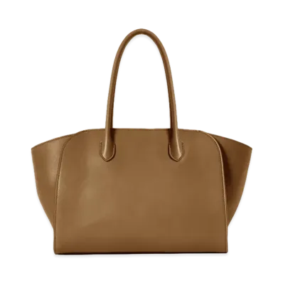 The Row Women's Marlo 12 Leather Tote Bag "Muschio"