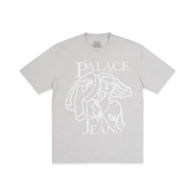 PALACE P Jeans T-Shirt "Grey Marl"