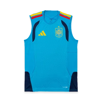 adidas Soccer Spain Tiro 26 Sleeveless Jersey "Bold Aqua"
