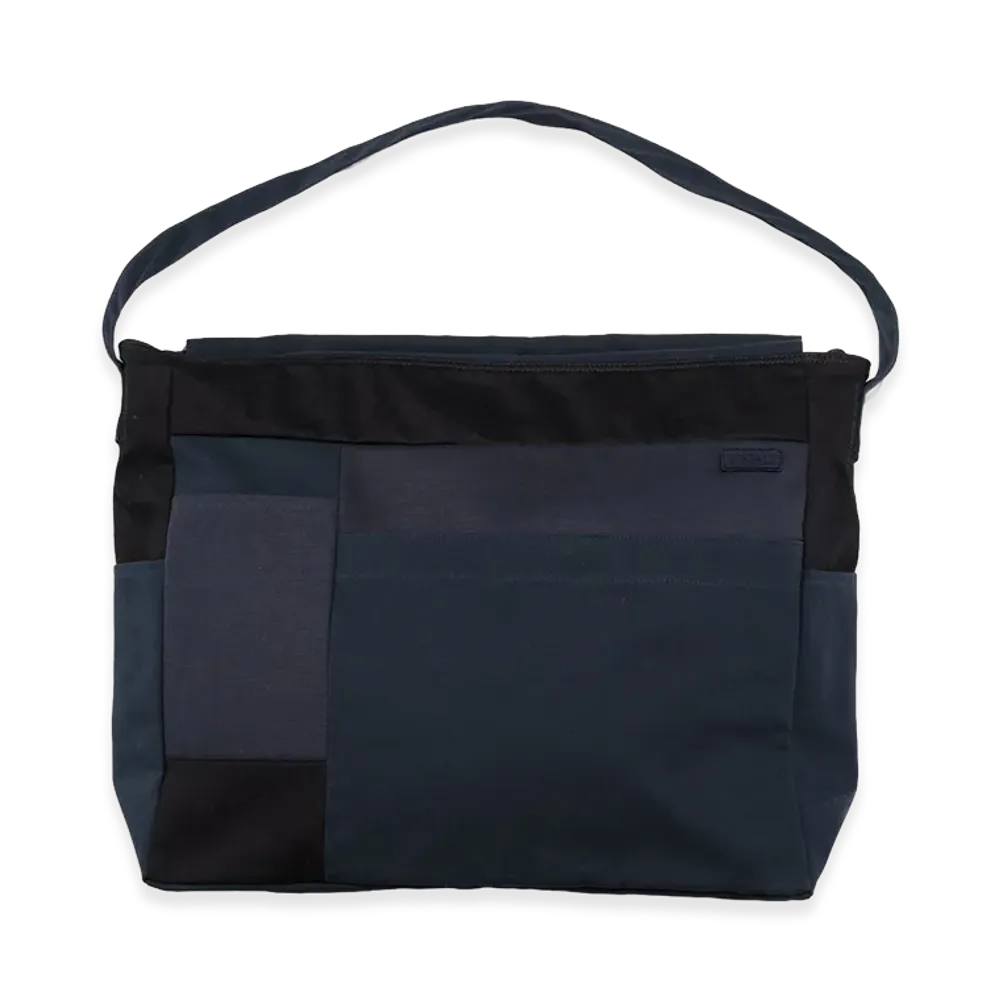 nanamica Cotton Canvas Shoulder Bag "Navy"