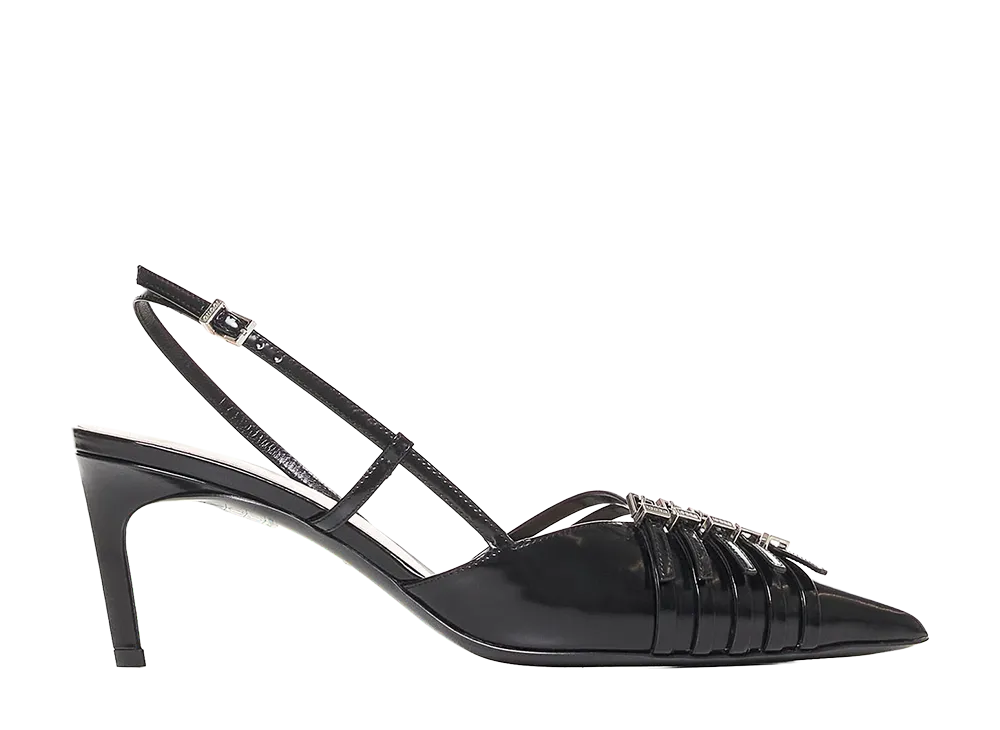 GUCCI Women's Black Leather Pumps "Black"