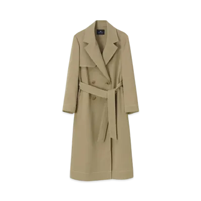 Paul Smith Women's slit trench coat "Khaki"