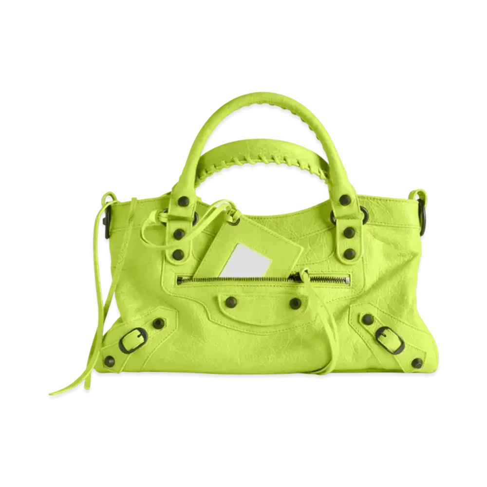 BALENCIAGA Le City First Bag "Granny Green"