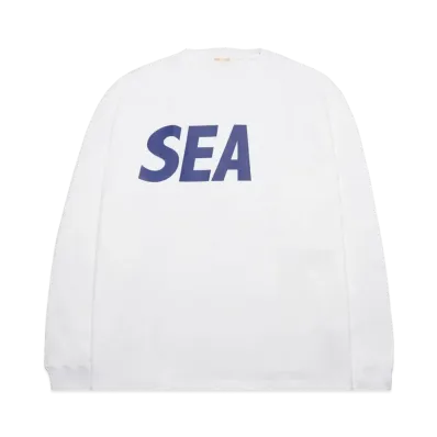 WIND AND SEA SEA L/S T-SHIRT "White Gold"