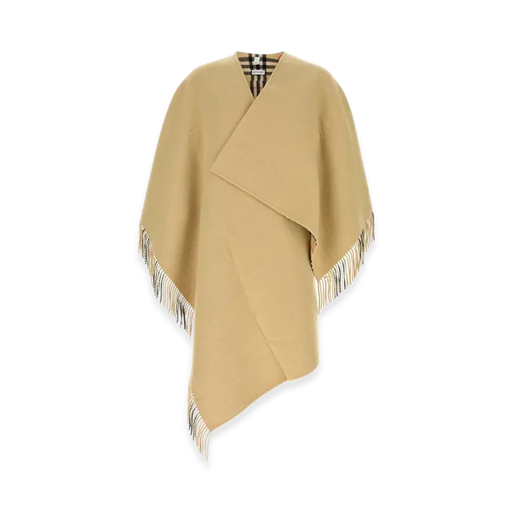 Burberry Wool Cape "Sand/Beige"