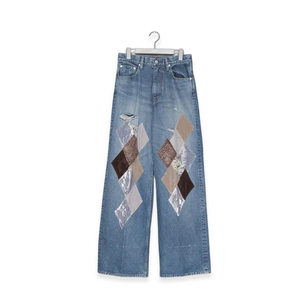 MASU MB Diamond Wide Jeans "Indigo"