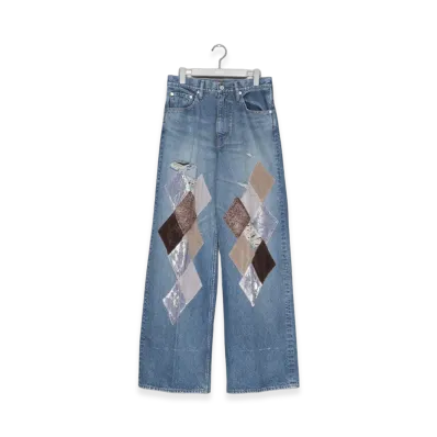 MASU MB Diamond Wide Jeans "Indigo"