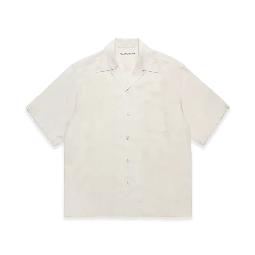 WACKO MARIA x Bez Tekstil Open Collar Shirt "Ivory"