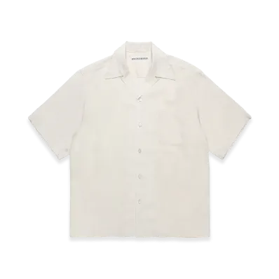 WACKO MARIA x Bez Tekstil Open Collar Shirt "Ivory"