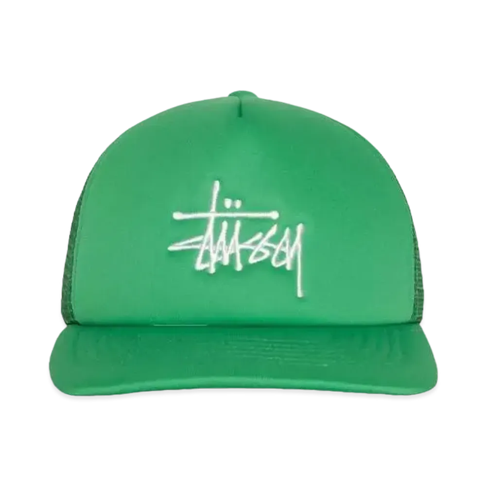 Stussy Trucker Big Basic Snapback "Shamrock"