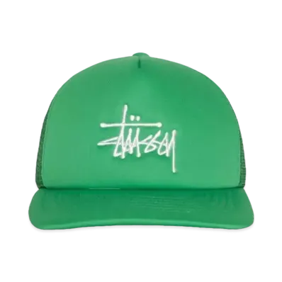 Stussy Trucker Big Basic Snapback "Shamrock"