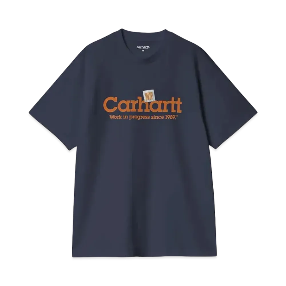 Carhartt WIP S/S Label Script T-Shirt "Blue"