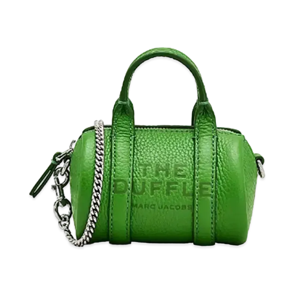 Marc Jacobs The Leather Nano Duffle Crossbody "Kiwi"