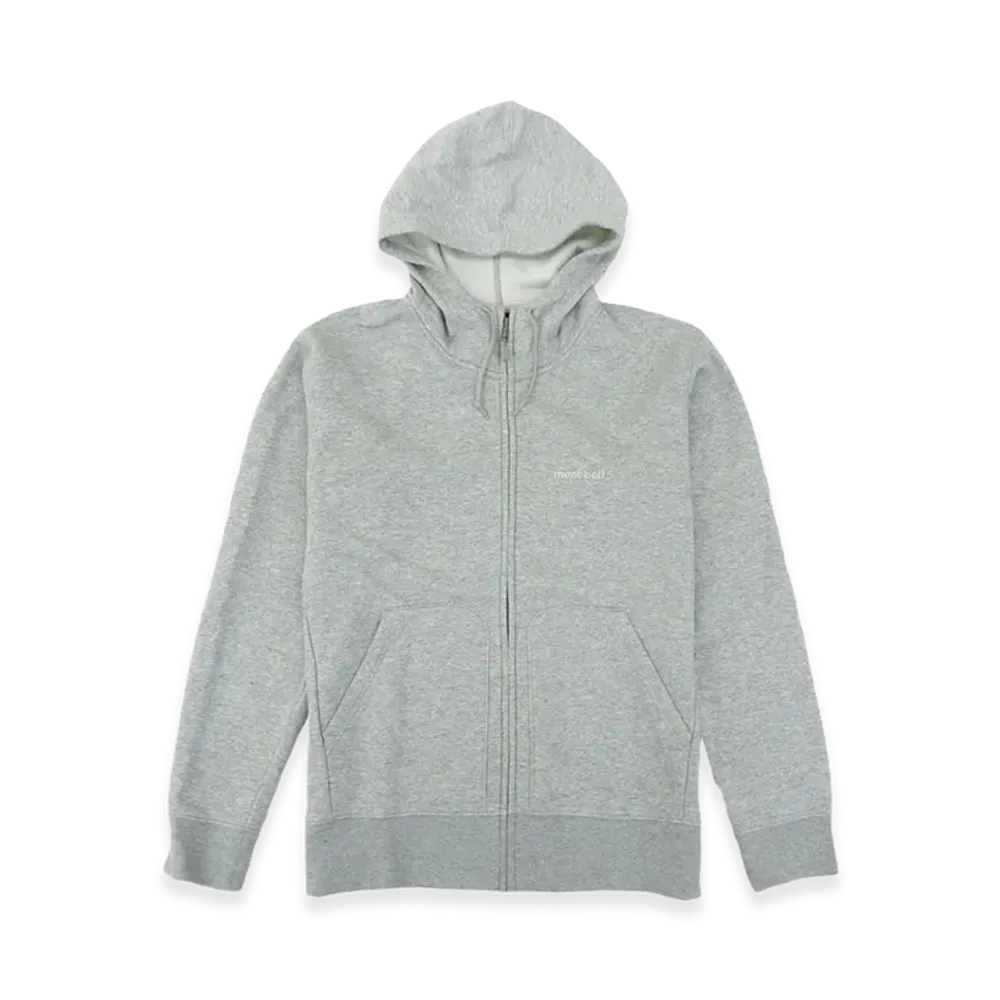 mont-bell Cotton Sweat Zip Parka "Light Gray"