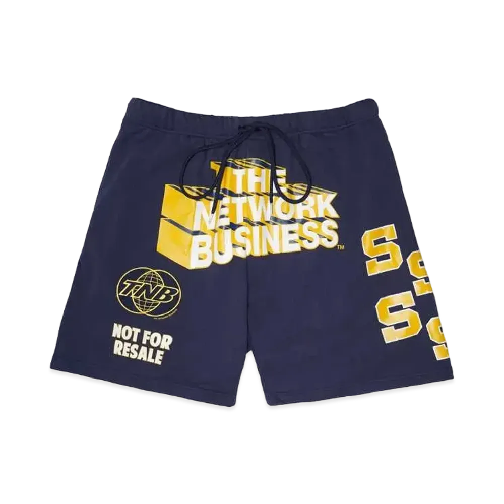 THE NETWORK BUSINESS Sweat Short Pants "Navy" TNBP006-0157