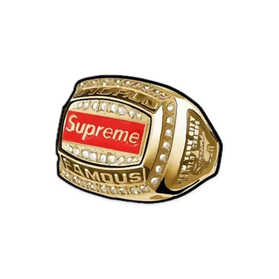 Supreme x Jostens World Famous Champion Ring "Gold"