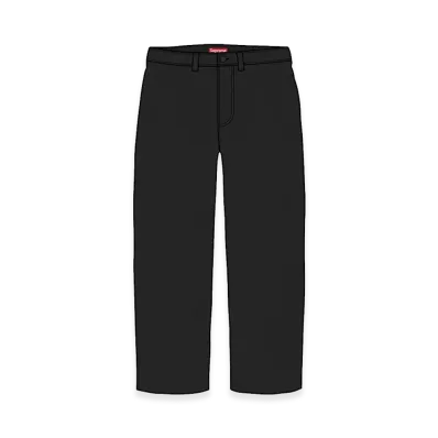 Supreme Chino Pant "Black" (26FW)
