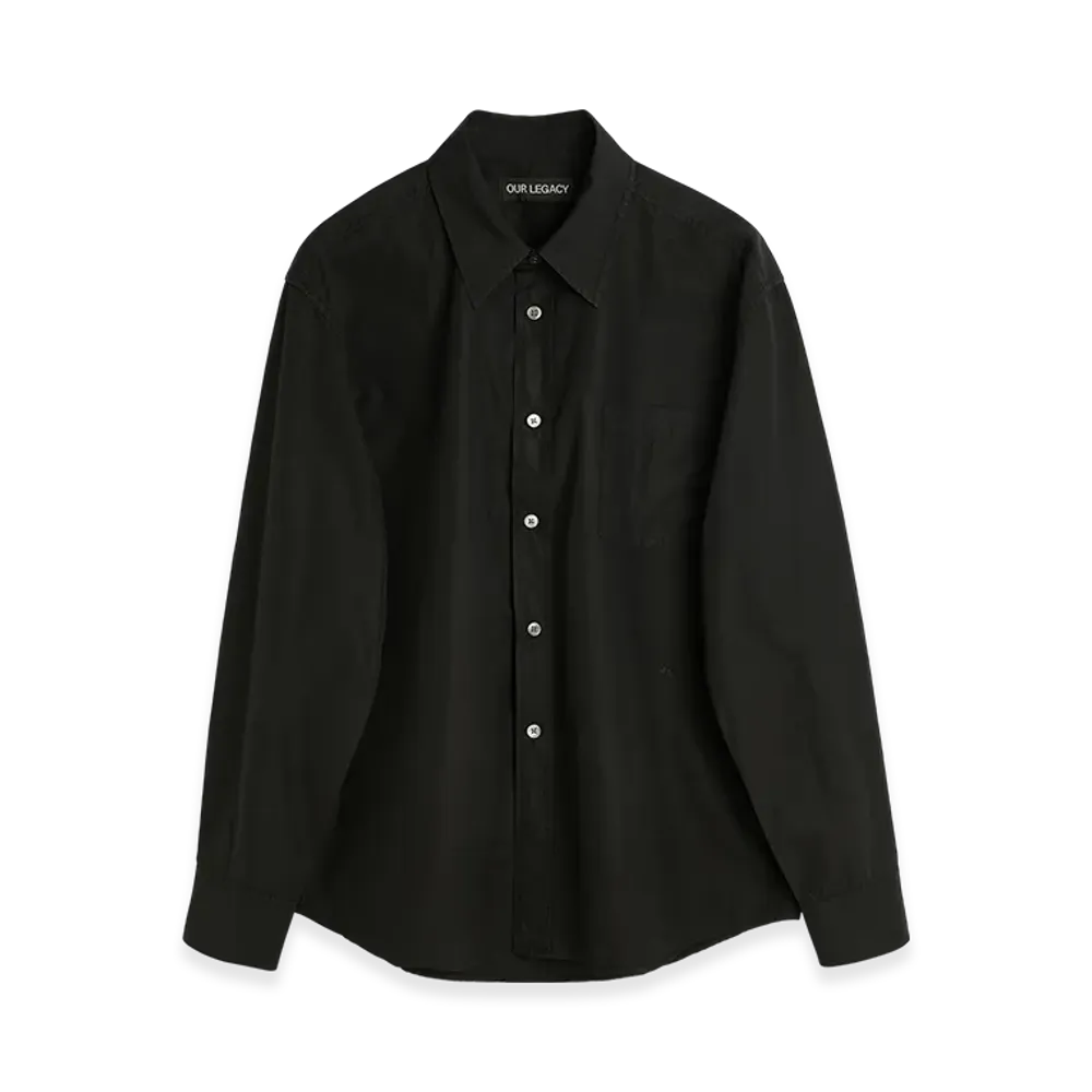 OUR LEGACY Beyond BD Shirt "Black All Day Poplin"