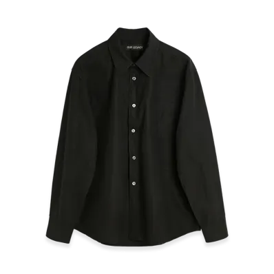 OUR LEGACY Beyond BD Shirt "Black All Day Poplin"