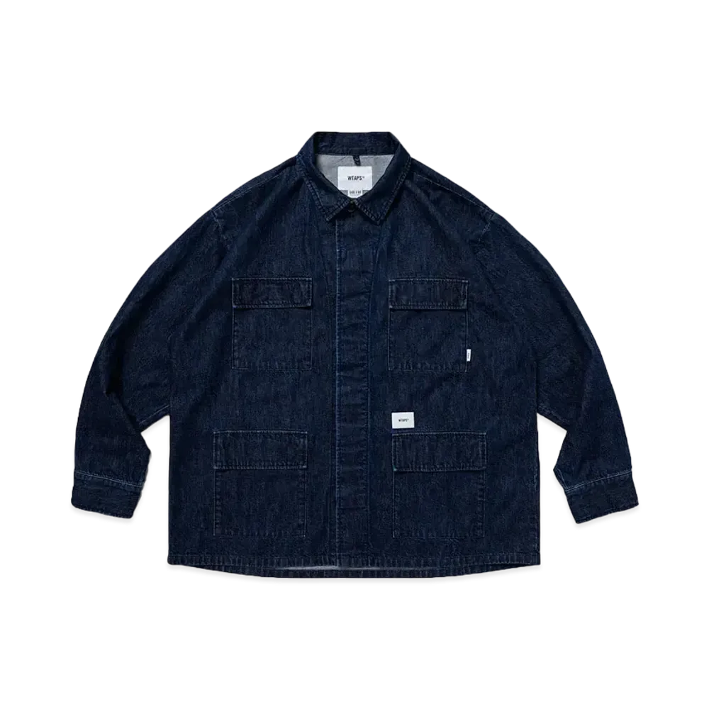 WTAPS Jmod / LS / Cotton. Denim. Pasthg "Indigo"