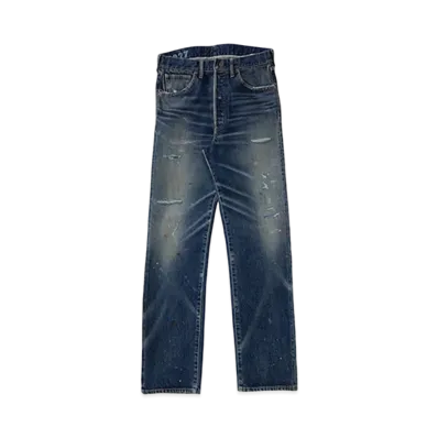 visvim SOCIAL SCULPTURE 01 DAMAGED-27 L30 "Denim"