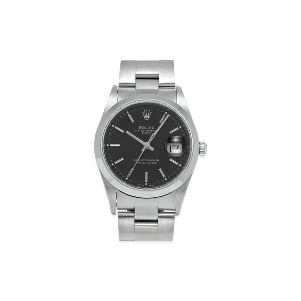 ROLEX Oyster Perpetual Date "Black/Stainless Steel"