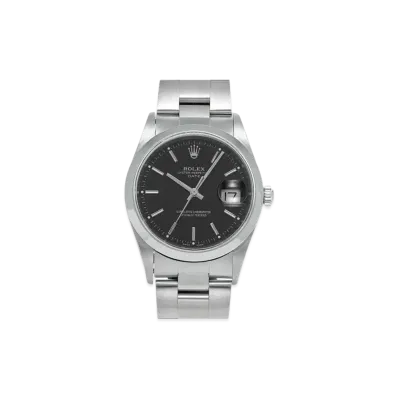 ROLEX Oyster Perpetual Date "Black/Stainless Steel"