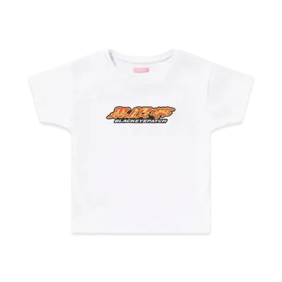 BlackEyePatch Kurogantai Baby Tee "White"