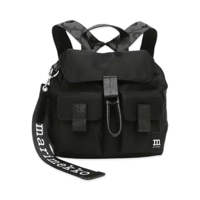 Marimekko Unikko Everything Backpack S "Solid Black"