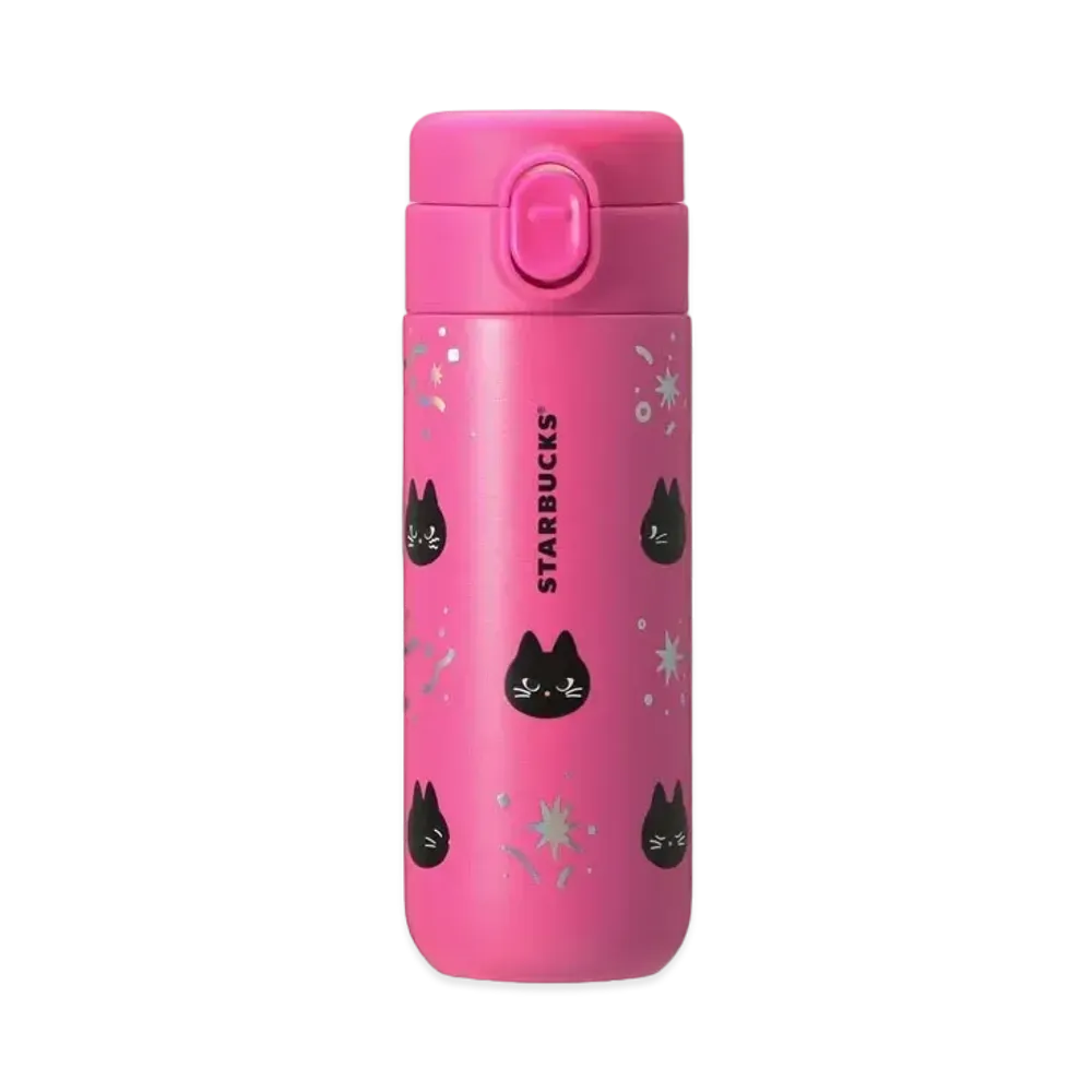 STARBUCKS Halloween 2024 Stainless Steel Bottle 381ml "Pink"