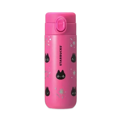 STARBUCKS Halloween 2024 Stainless Steel Bottle 381ml "Pink"