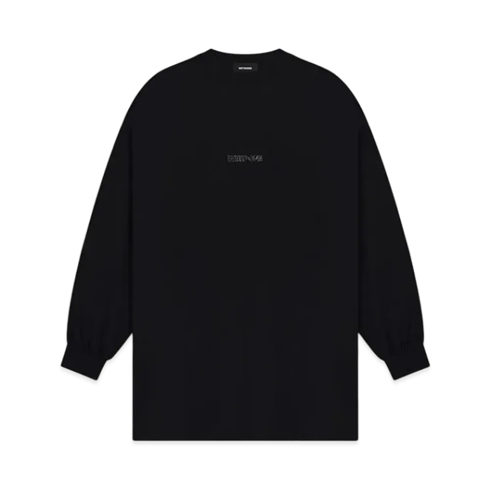 WE11DONE Rhinestone T-shirt "Black"