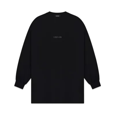WE11DONE Rhinestone T-shirt "Black"