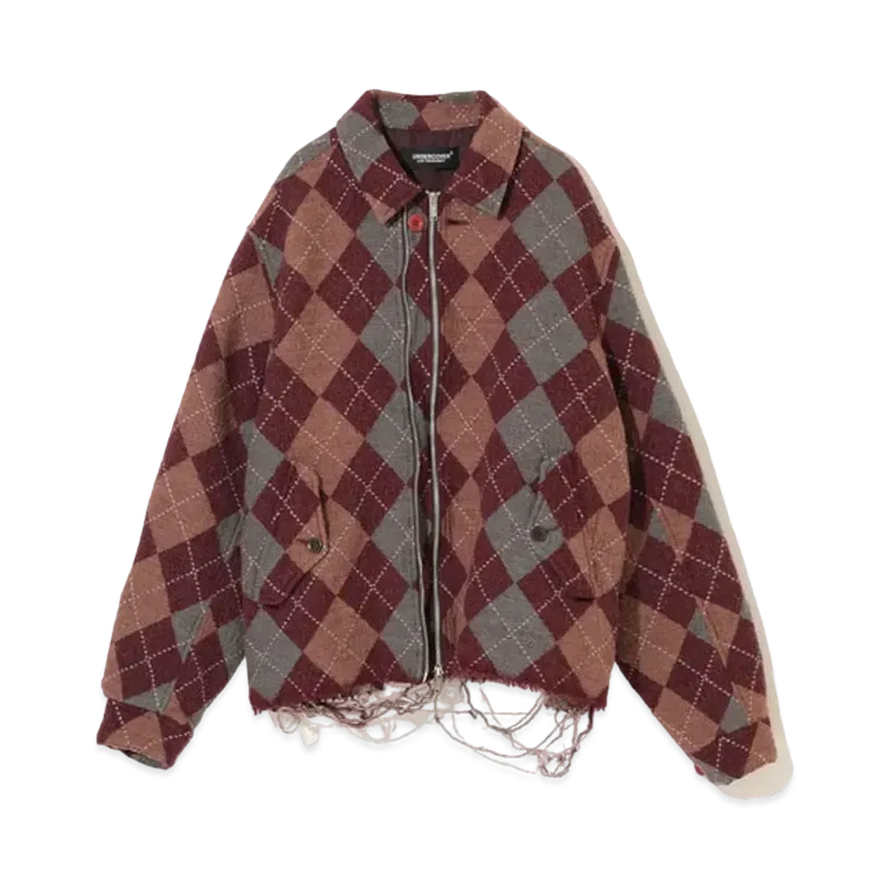 UNDERCOVER Wool Double Zip Blouson "Bord Base"