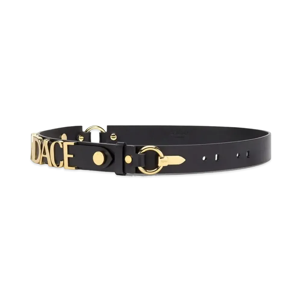 FENDI x Versace Fendace Logo Belt "Black"