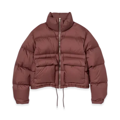 AURALEE Super Light Nylon Ripstop Down Blouson "Burgundy"