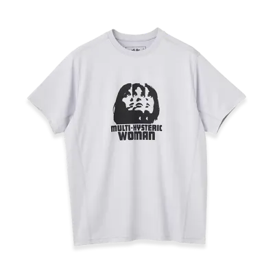 HYSTERIC GLAMOUR Multi Hysteric Woman Functional T-Shirt "Gray"