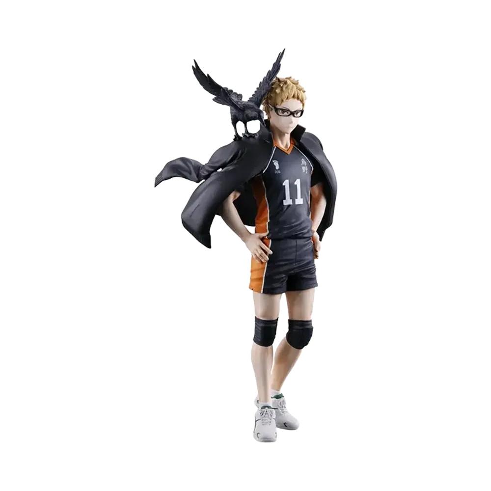 BANDAI "Ichiban Kuji" -Haikyu!! -Karasuno's Future-- Last One Prize Kei Tsukishima Figure