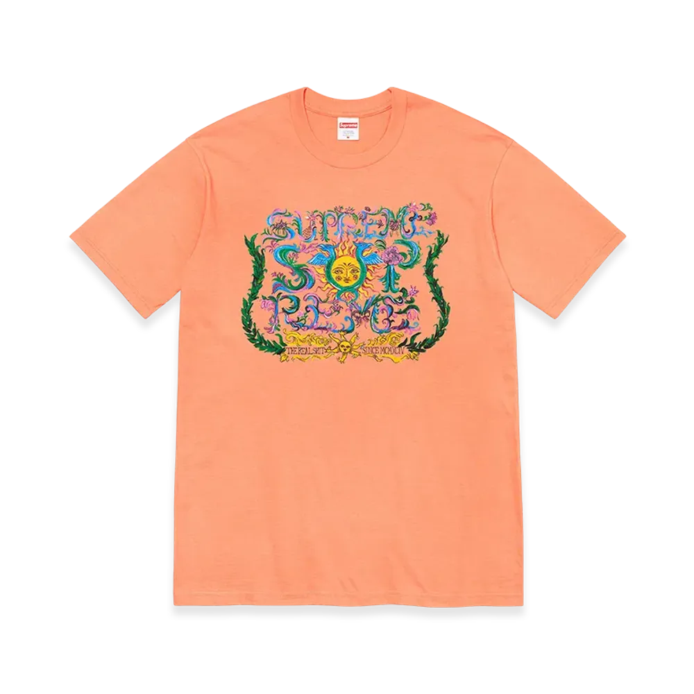 Supreme Crest Tee "Peach"