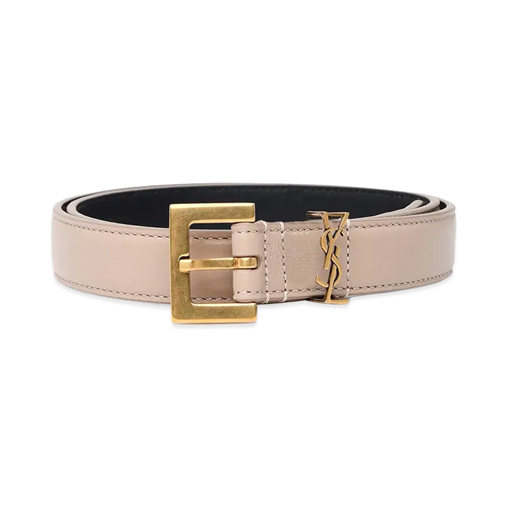 Saint Laurent Women's Belts "Beige"