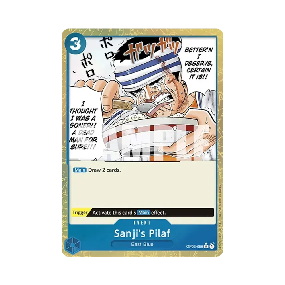 サンジのピラフ UC :フルアート [OP03-056]【英語版】(プレミアムブースター「ONE PIECE CARD THE BEST」)