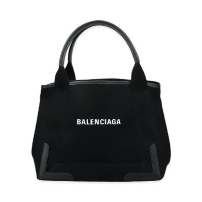 BALENCIAGA Women's Navy Small Cabas "Black"