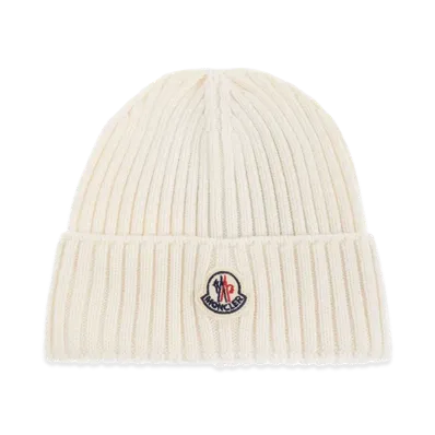 MONCLER Kids Beanie "White"